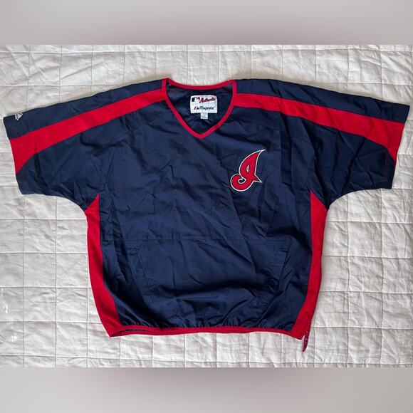 Majestic Cleveland Indians MLB Batting Practice Warm Up Tee - Large - Picture 1 of 10